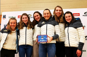 The Tech Women winning the College Cup (Oda Hovland, Sarah Goble, Anabel Needham, Henriette Semb, Amanda Kautzer, Emma Albrechtt)