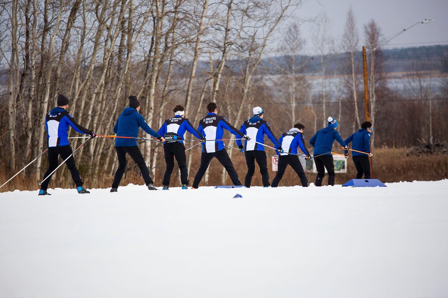 CSS skiers having fun earlier this winter (photo-  Cece Boyle)